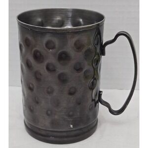 World Tableware MM-200 14oz. Straight Hammered Antique Copper Moscow Mule Mug
